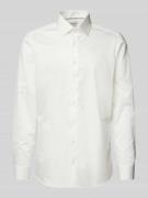 Slim fit zakelijk overhemd met kentkraag