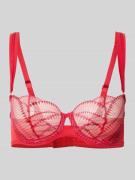 Balconettebeha met beugel en karakteristieke bandjes