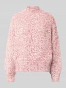 Gebreide pullover met opstaande kraag