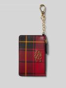 Portemonnee van schapenleer met karabijnsluiting