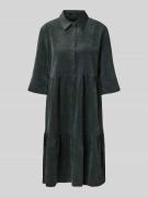 Knielange jurk van corduroy, model 'Wispa'