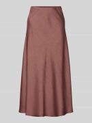 Midirok van satijn met elastische band, model 'Bovary'