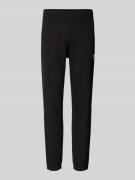 Slim fit sweatpants met logostitching