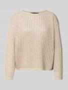 Gebreide pullover met ronde hals