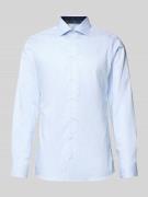 Regular fit zakelijk overhemd met kentkraag