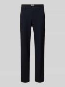 Regular fit pantalon met riemlussen