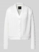 Gebreid jack met V-hals