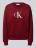 Sweatshirt met logo en ronde hals