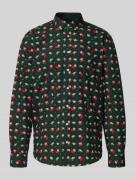 Regular fit vrijetijdsoverhemd met kerstmotief