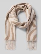 Sjaal met all-over motief, model 'ELIN'