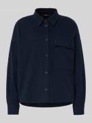 Oversized overhemdblouse met katoen, model 'NANCY'