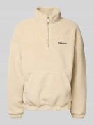 Fleecepullover met schipperskraag, model 'Puka'