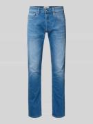 Straight fit jeans in used-look, model 'GROVER'