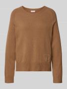 Gebreide pullover met kasjmier