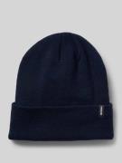 Beanie met labeldetail