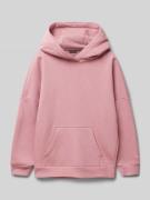 Hoodie met labeldetail, model 'ORLA'