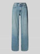 Low rise jeans van puur katoen, model 'HOPE'