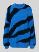 Gebreide pullover met ronde hals, model 'HEIDI'