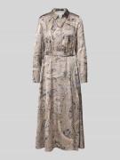 Midi-jurk met V-hals