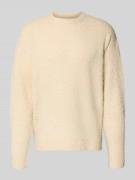 Gebreide pullover met ribboorden, model 'MEMPHIS'