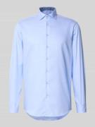 Regular fit zakelijk overhemd met knoopsluiting