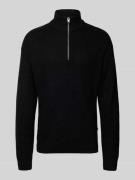 Gebreide pullover met ritssluiting, model 'KAITO'