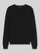 Regular fit gebreide pullover van pure scheerwol, model 'BARAM-L'