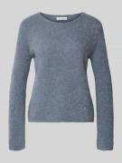 Regular fit gebreide pullover van scheerwolmix met alpaca