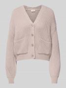 Oversized gebreid jack met wol