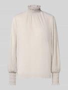 Blouseshirt met opstaande kraag, model 'Ximena'