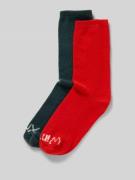 Sokken met elastische ribboordjes in een set van 2 paar