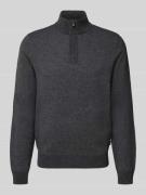 Regular fit schipperstrui van een mix van scheerwol en katoen, model '...