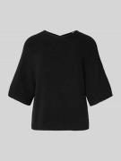 Gebreide pullover met 3/4-mouwen, model 'CODY'