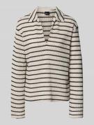 Gebreide pullover met V-hals