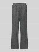 Broek met wijde pijpen en elastische band