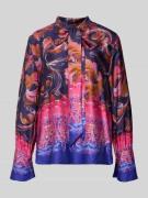 Regular fit blouse met strikdetail