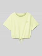 Relaxed fit T-shirt van puur katoen met tekstprint