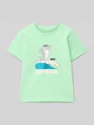 Regular fit T-shirt van puur katoen