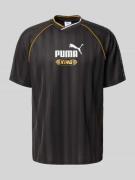 T-shirt met labelprint