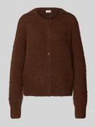 Loose fit gebreid jack met wol