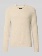 Regular fit gebreide pullover van wolmix