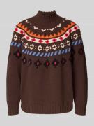 Regular fit gebreide pullover van pure scheerwol, model 'HARDY'