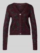 Relaxed fit gebreid jack met wol, model 'ZUZU'