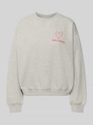 Sweatshirt met labelprint, model 'Sydney'