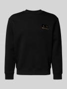 Sweatshirt met labelpatch, model 'FELPA'