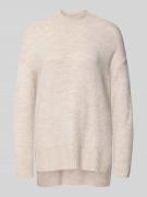 Oversized gebreide pullover met ronde hals, model 'LEFILE'