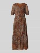 Maxi-jurk met V-hals, model 'JEHONATHAN'