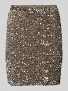 Nauwsluitende minirok met pailletten, model 'KAM'