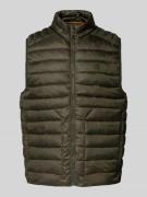 Gewatteerde bodywarmer met ritszakken