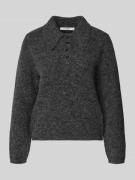 Gebreide pullover met polokraag, model 'alpha'